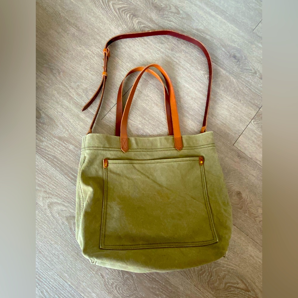 Madewell Canvas Medium Transport Tote - New With Tags